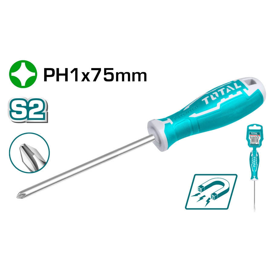 Cacciavite A Croce Ph1 - L75Mm THT26PH1075