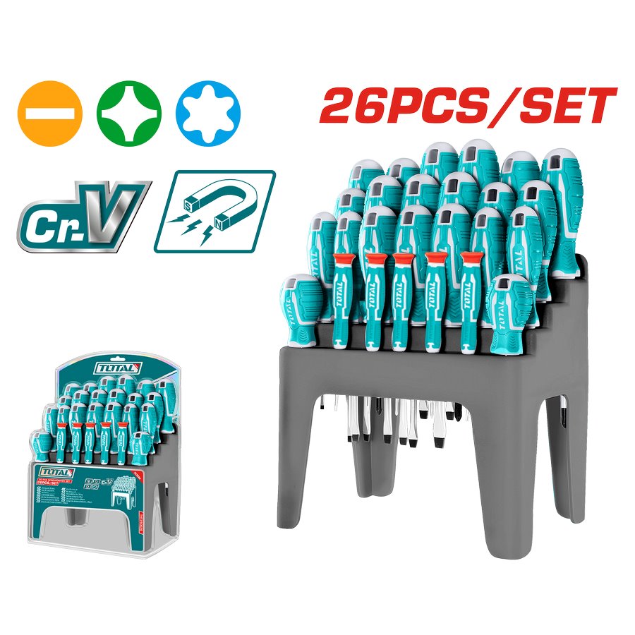 26-Piece Professional Screwdriver Set THT250626