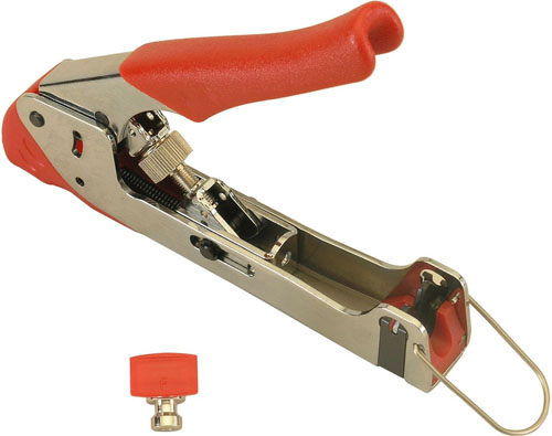 HT-H518G Tongs for connettori f/bnc/rca a compression rg59-rg6