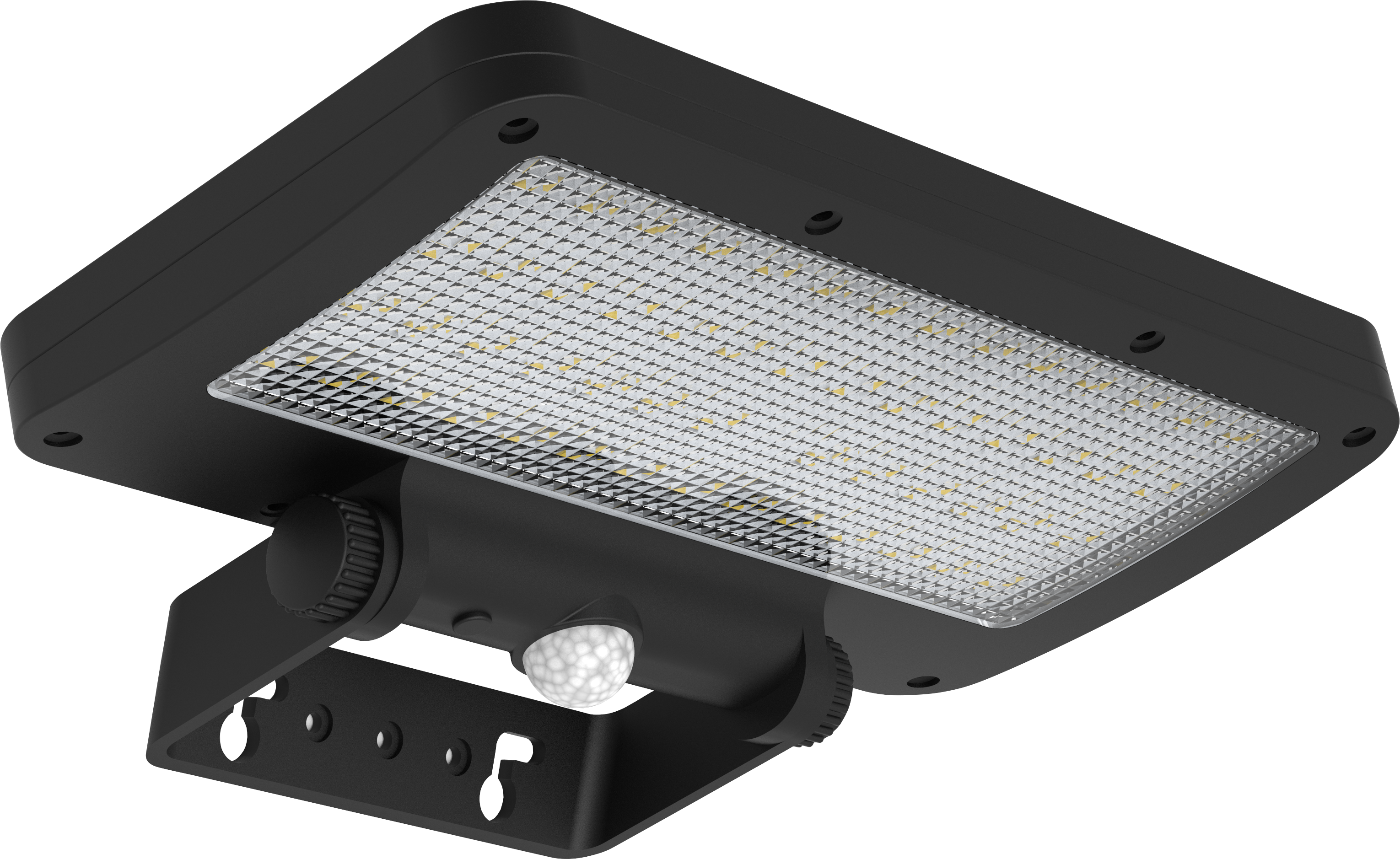 QUADRIO 5W - 5W battery-powered solar spotlight with PIR sensor