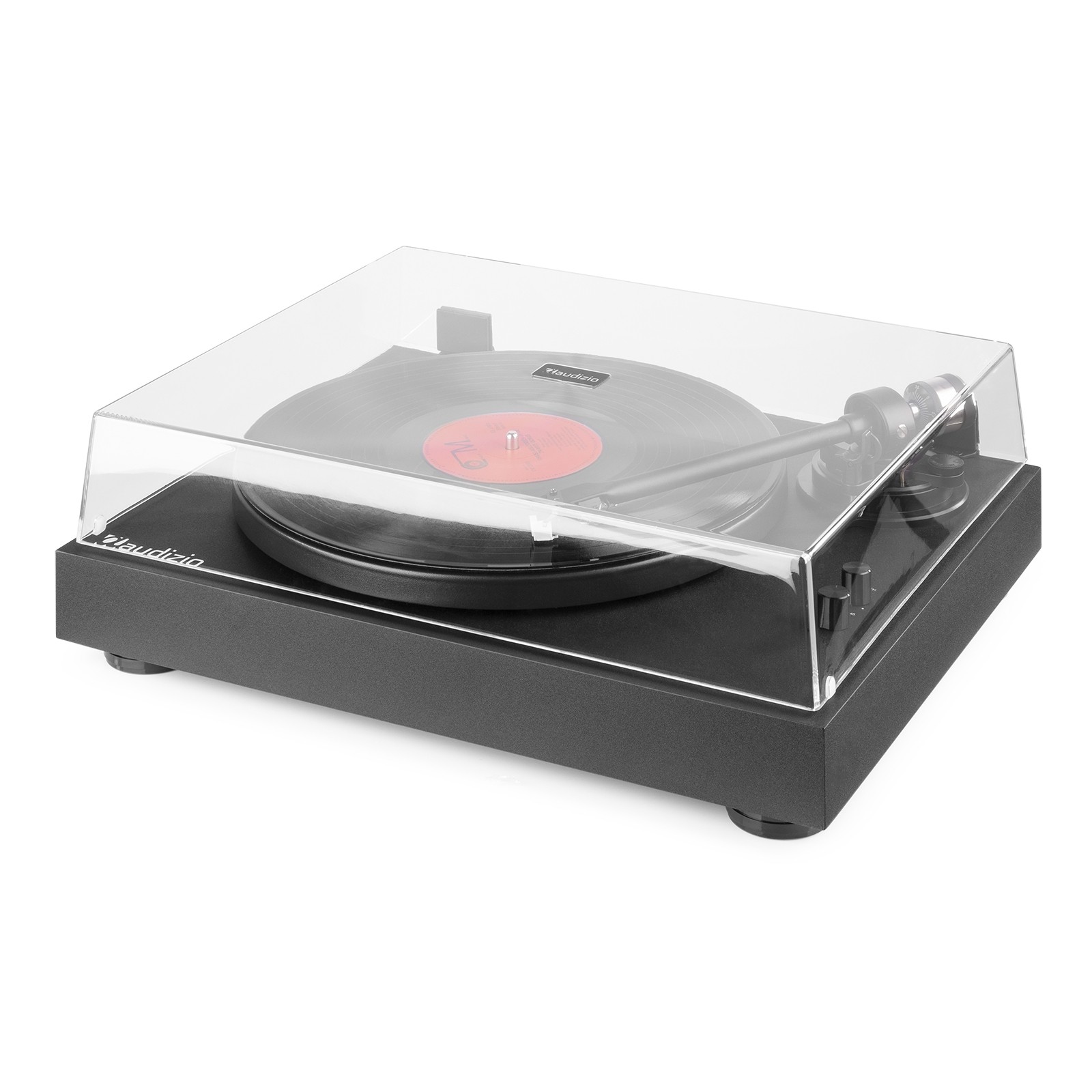 Giradischi HI-FI HQ, con testina Audio Technica e braccio in alluminio, colore nero RP340