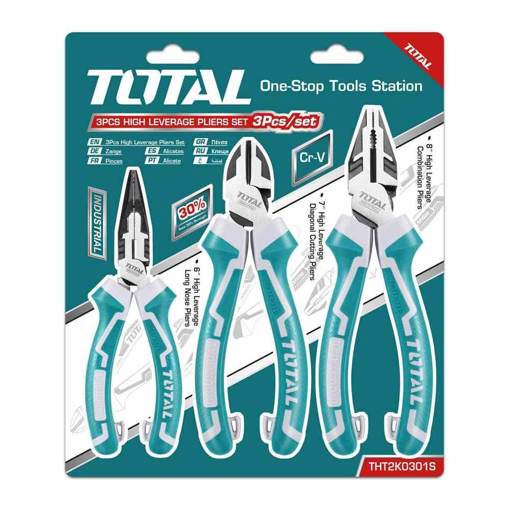 Set Pinze da 3 Pezzi ad alta leva THT2K0301S