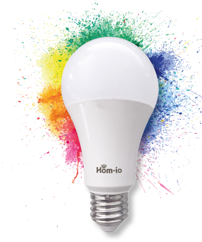 Lampada WIFI -11W-RGBW E27 - 1055LM - Hom-Bulb-Rgbw