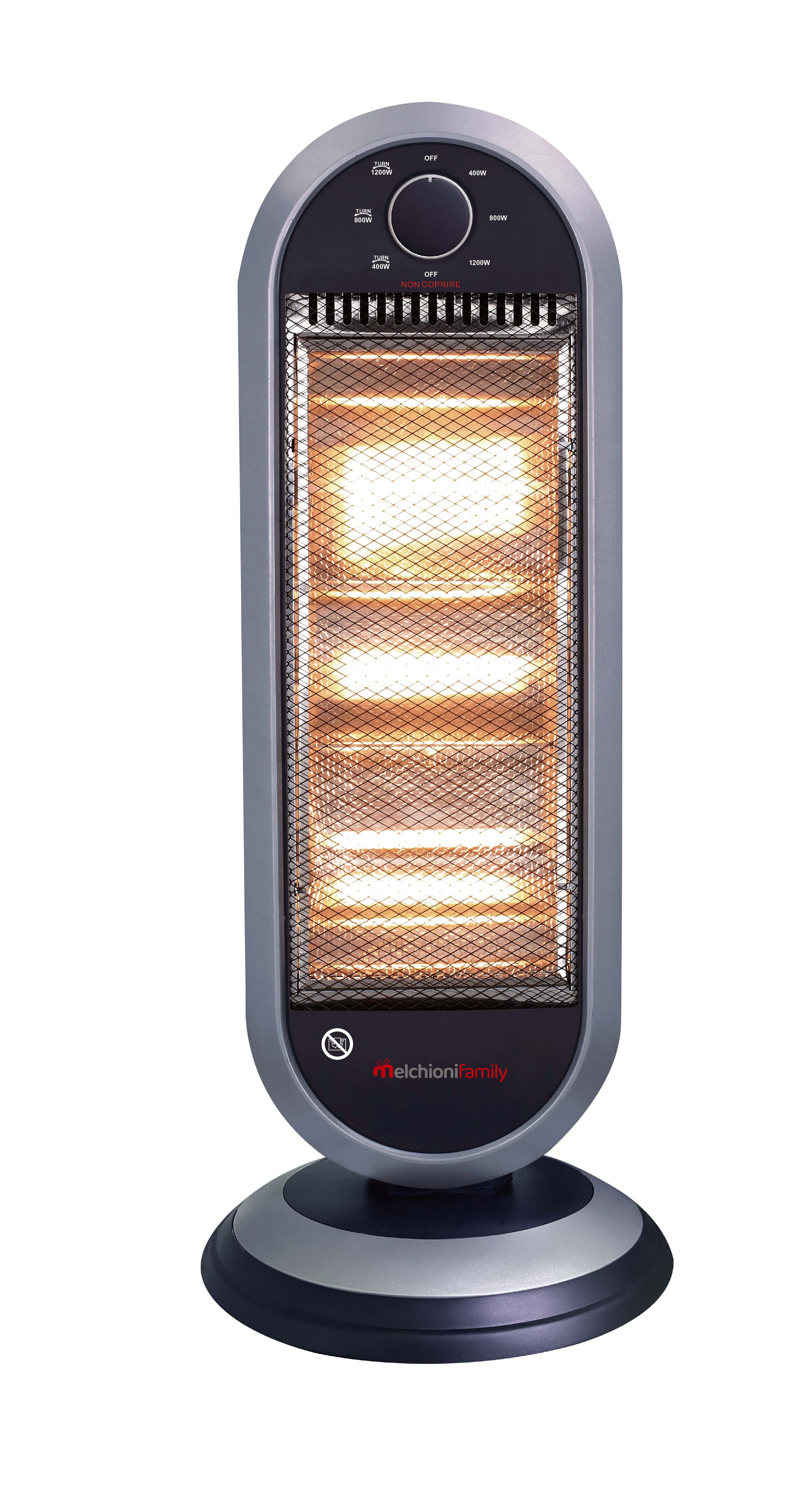 Stufa alogena 3 tubi 1200W SAHARA