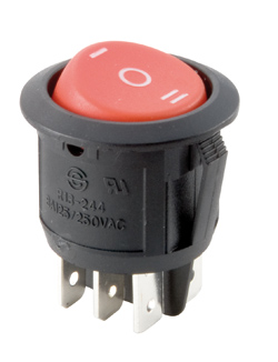 INTERR. BIPOL. LUM. ROSSO ON - OFF