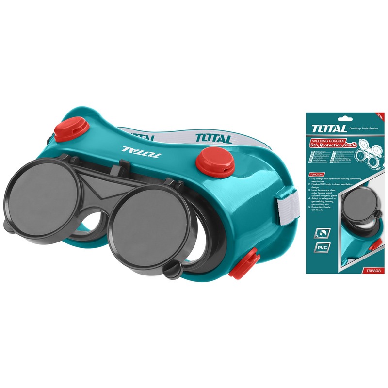 PVC Welding Glasses - Flip Design TSP303