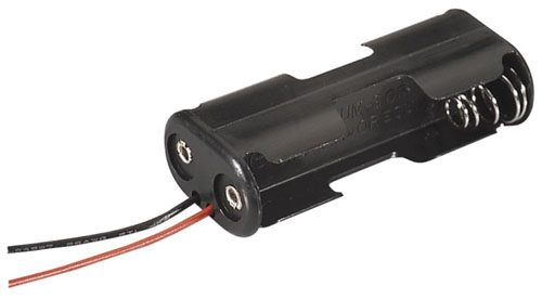 Contenitori per pile stilo AA 2 pz. con fili uscenti BH-322A