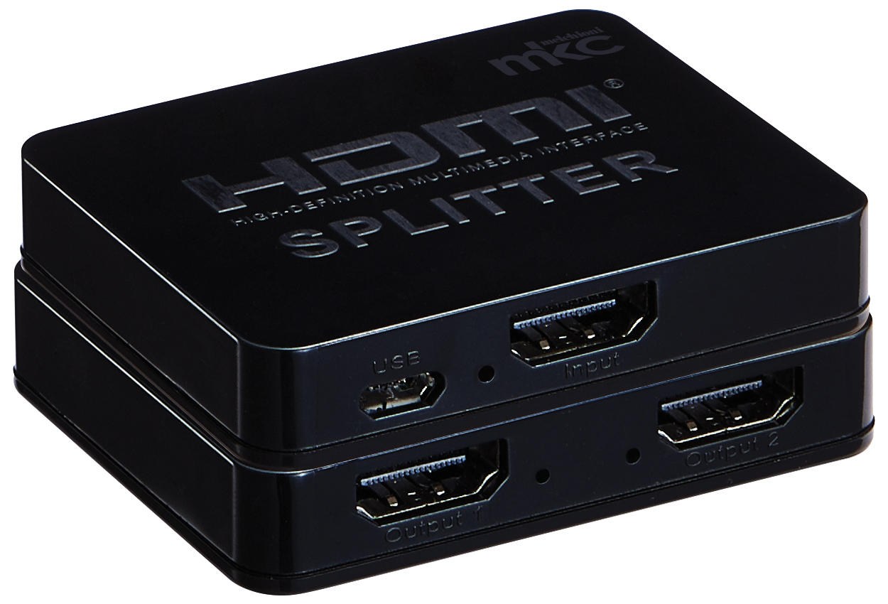 4K 30Hz HDMI Splitter 1 IN x 2 OUT mod. MK-SP2-P 4K