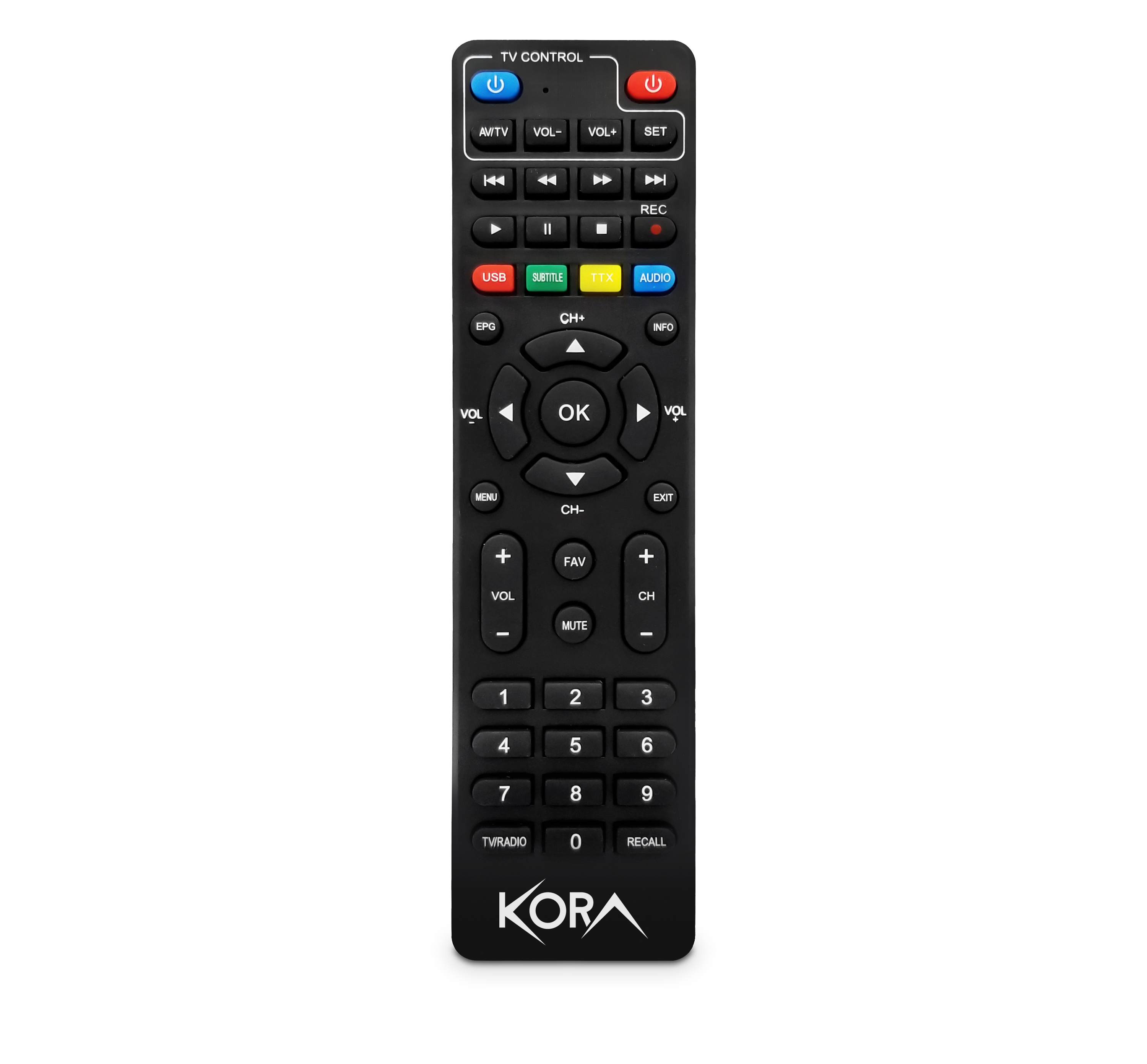 Decoder digitale terrestre ZODIAC KORA DZR-3341 dvb-t2 hevc h.265 60hz, 10bit