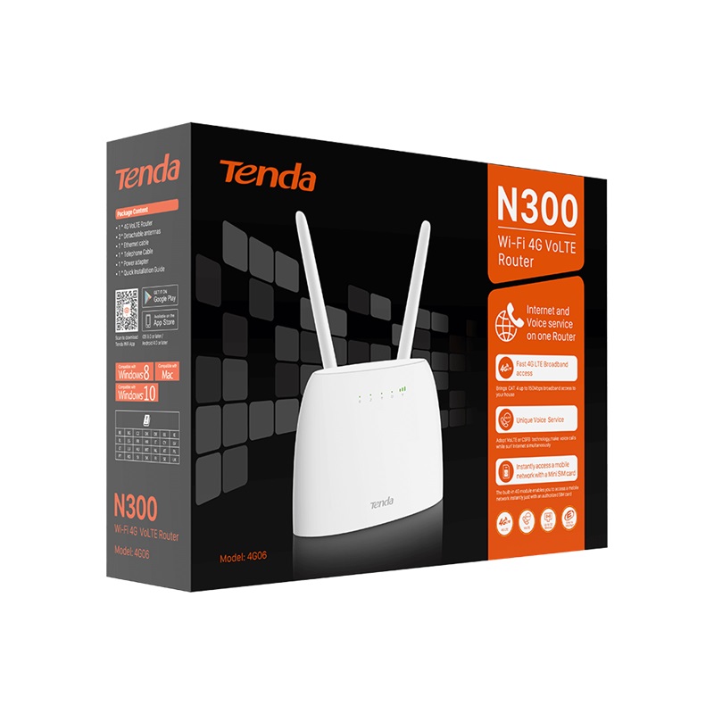 4G06 - Router N300 Wi-Fi 4G VoLTE