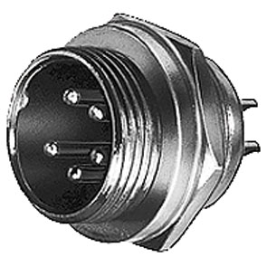 492515942 Plug microphonic for panel shielded 2 poles