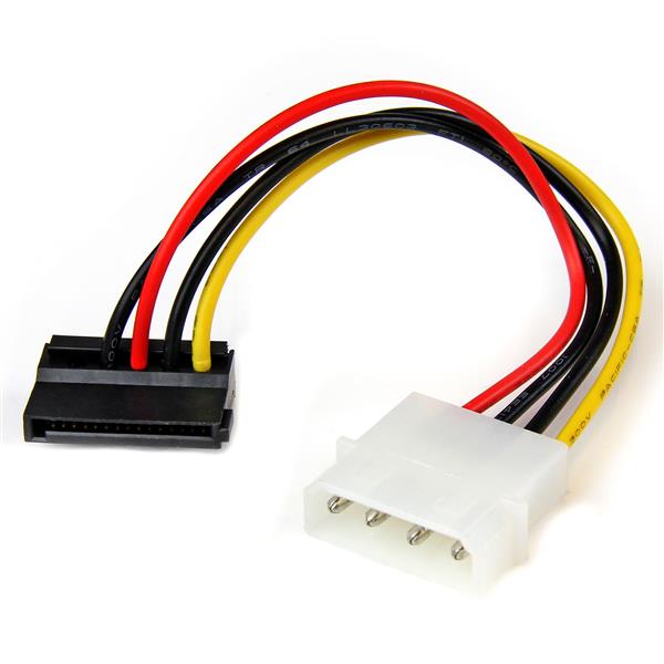 Startech.com SATAPOWADPL Adattatore cavo di alimentazione Molex 4 Pin a SATA con angolare sinistro 15 cm - (SATAPOWADPL)