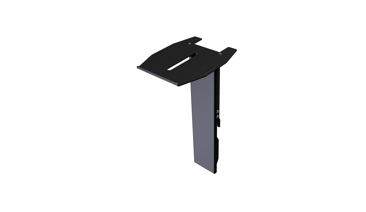 CH5 - Supporto per telecamera per videoconferenza per TR1,TR2,TR3,TR5,TR51, TR18, STD17,STD17D, adatto per schermi da 60-75", colore nero