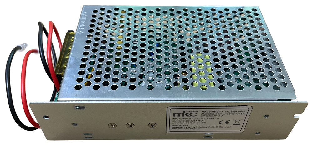 Alimentatore MKC con funzione caricabatteria MKC60UPS-12, 12V 60W