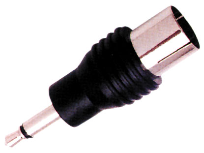 433329490 Adapter plug   3,5 mm mono - socket coaxial 9,5mm