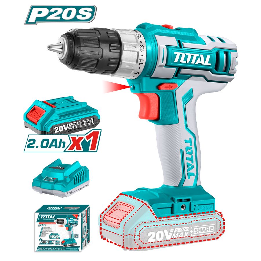 20V Cordless Drill - Industrial One Battery TDLI20024
