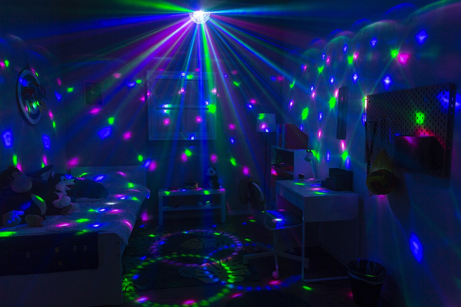 Mini Star Ball DMX LED 9 colours, Model JB90R