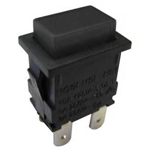 Interruttore A Pulsante Unipolare Nero INT/3043H-I