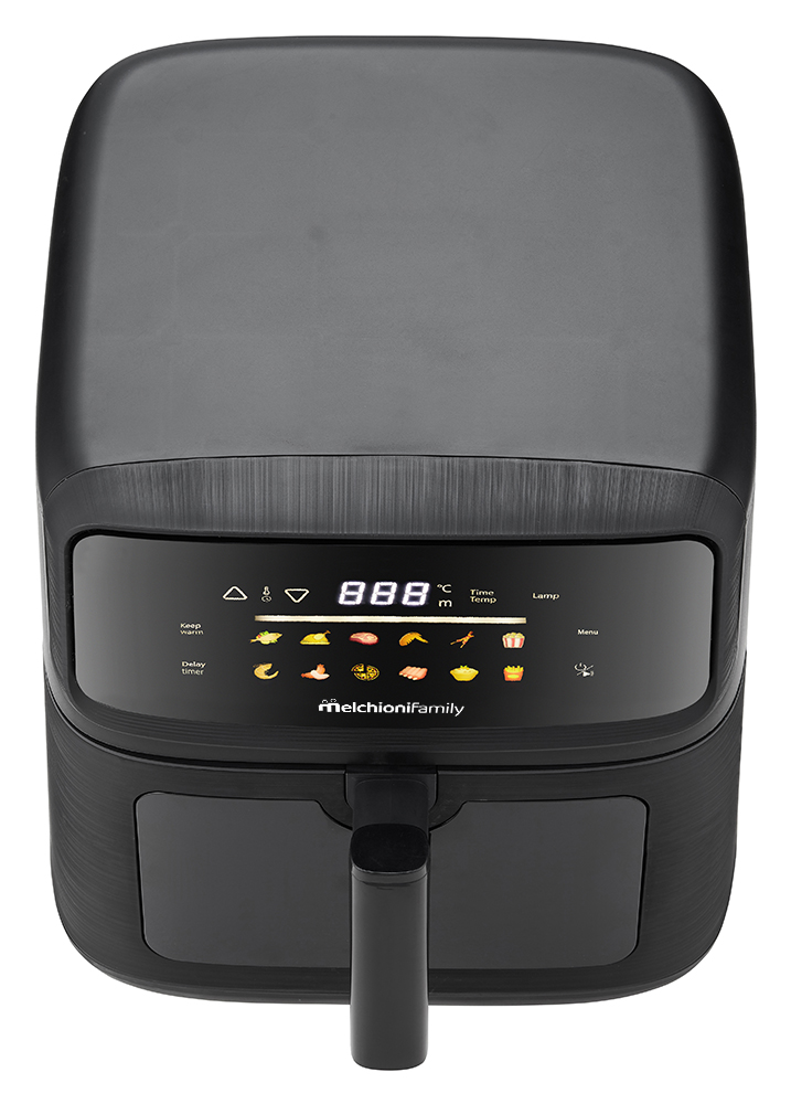 Friggitrice ad aria MARTINA 10L con doppia resistenza nera