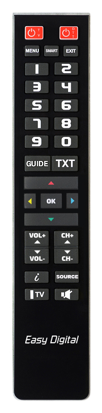 MKC EASY DIGITAL Programmable remote control 2:1