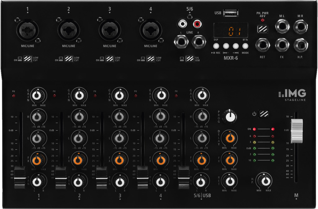 MXR-6 - 6-Channel Audio Mixer