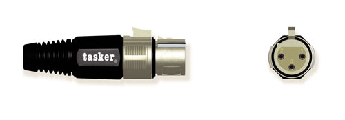 Presa Tasker SPF3XLR NERO