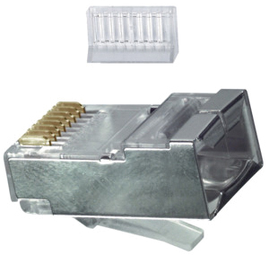 486105016 Plug-mod cat6 8/8 shielded for wires rigidi for round Cable