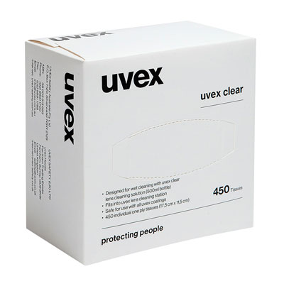 Lens cleaning wipe dispenser