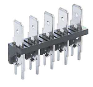 Connettore Faston 4.8 Passo 5.08 25Pol COMP/256VB-C