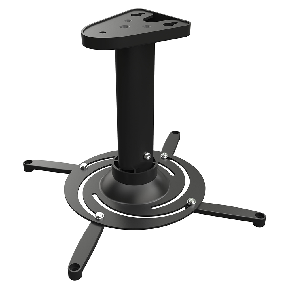 Supporto da soffitto per videopriettori. Distanza da soffitto di 135mm, colore nero, Mod. SP-IR-CEILING-135