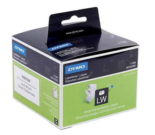 Etichette DYMO® LabelWriter™ Badge Bianco - 41 x 89 mm