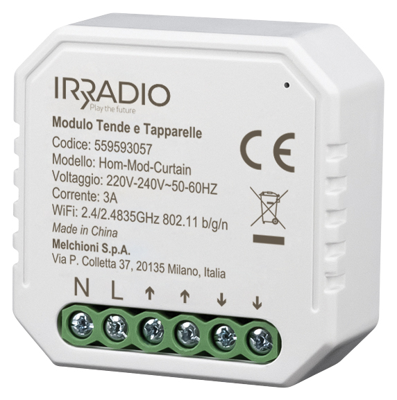 Roller shutter and curtain switch module - 3A WiFi Hom-Curtain