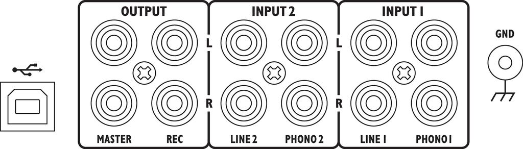 MPX-20USB - Mixer Stereo