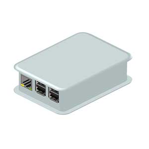 Contenitore In Plastica Per Scheda Raspberry PI Mod B+ SC/804