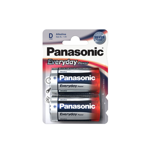 Panasonic 491465119 Battery  LR20EPS ALK  2pcs  EVERYAY  blister Panasonic