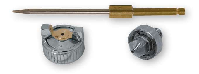 ASTURO 0090308SR Serie ago-cappello-ugello per H2000 Ø 0,8 mm