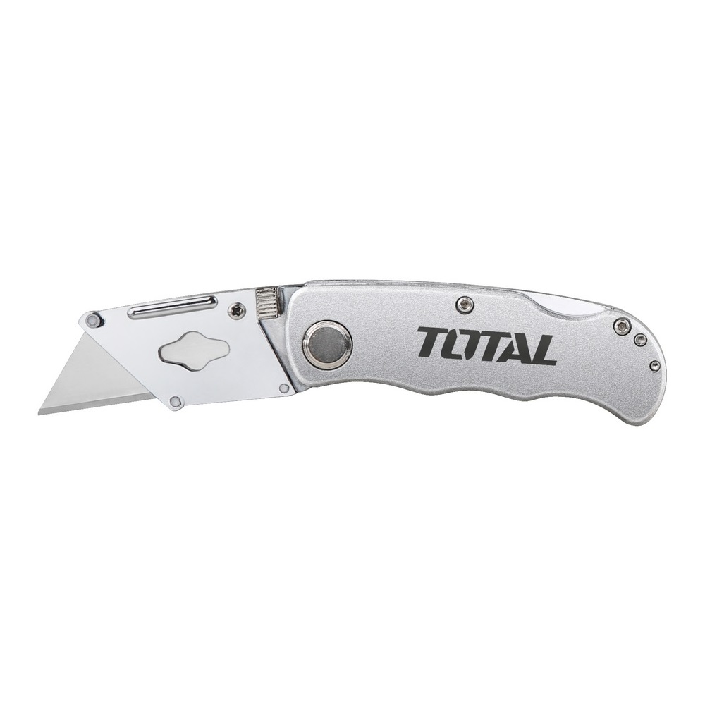 Aluminium Utility Knife + 5 Blades 61*19mm THT513613