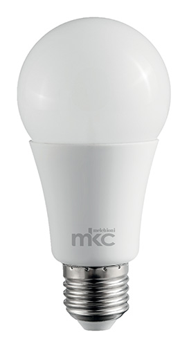 Lampadina LED a60 12W E27 220-240vca 6000K luce fredda A60 MKC Light