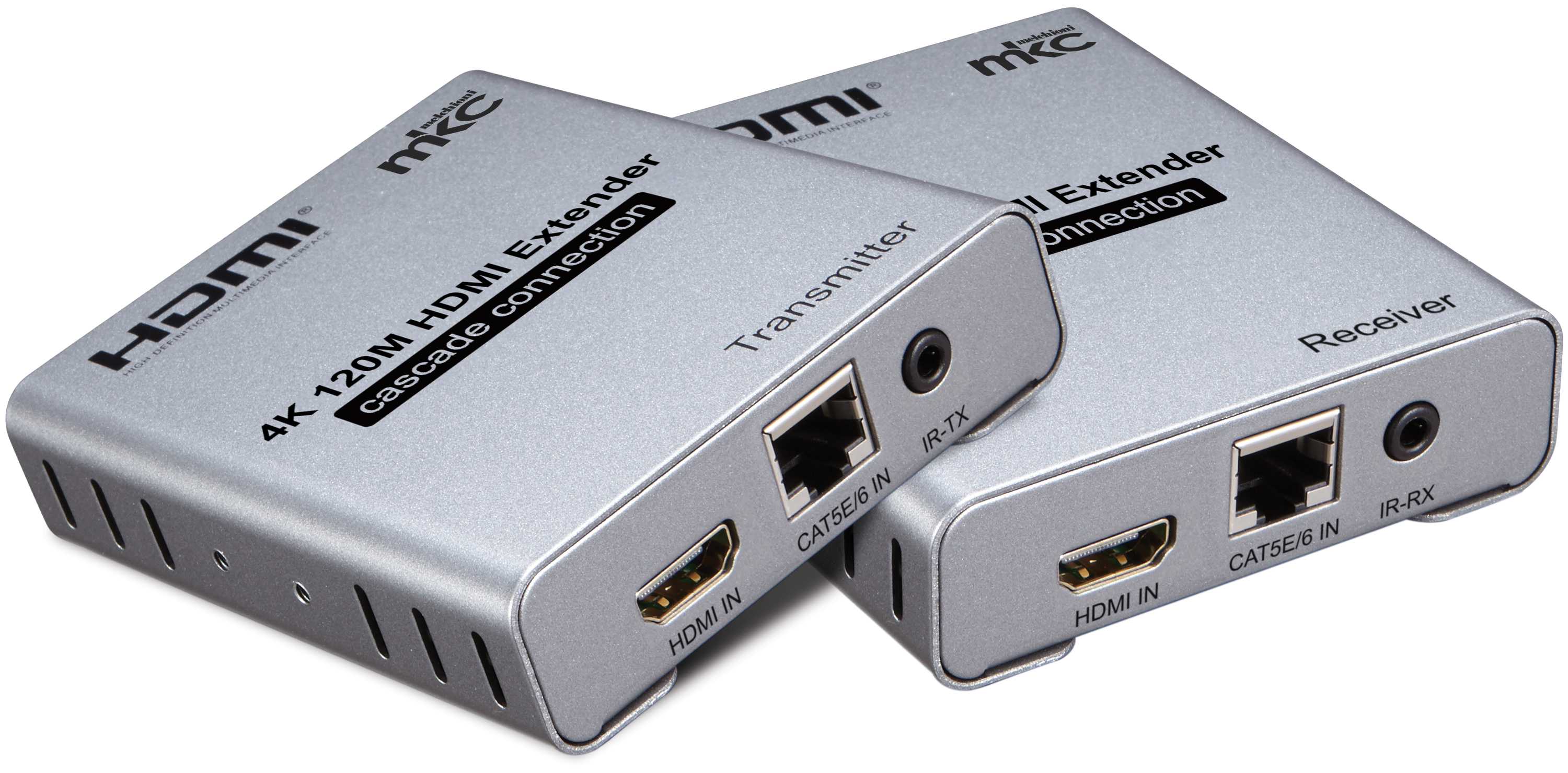 HDMI 1.4b Extender 4K up to 120m, daisy chain connection model MK-02ESC TX + RX
