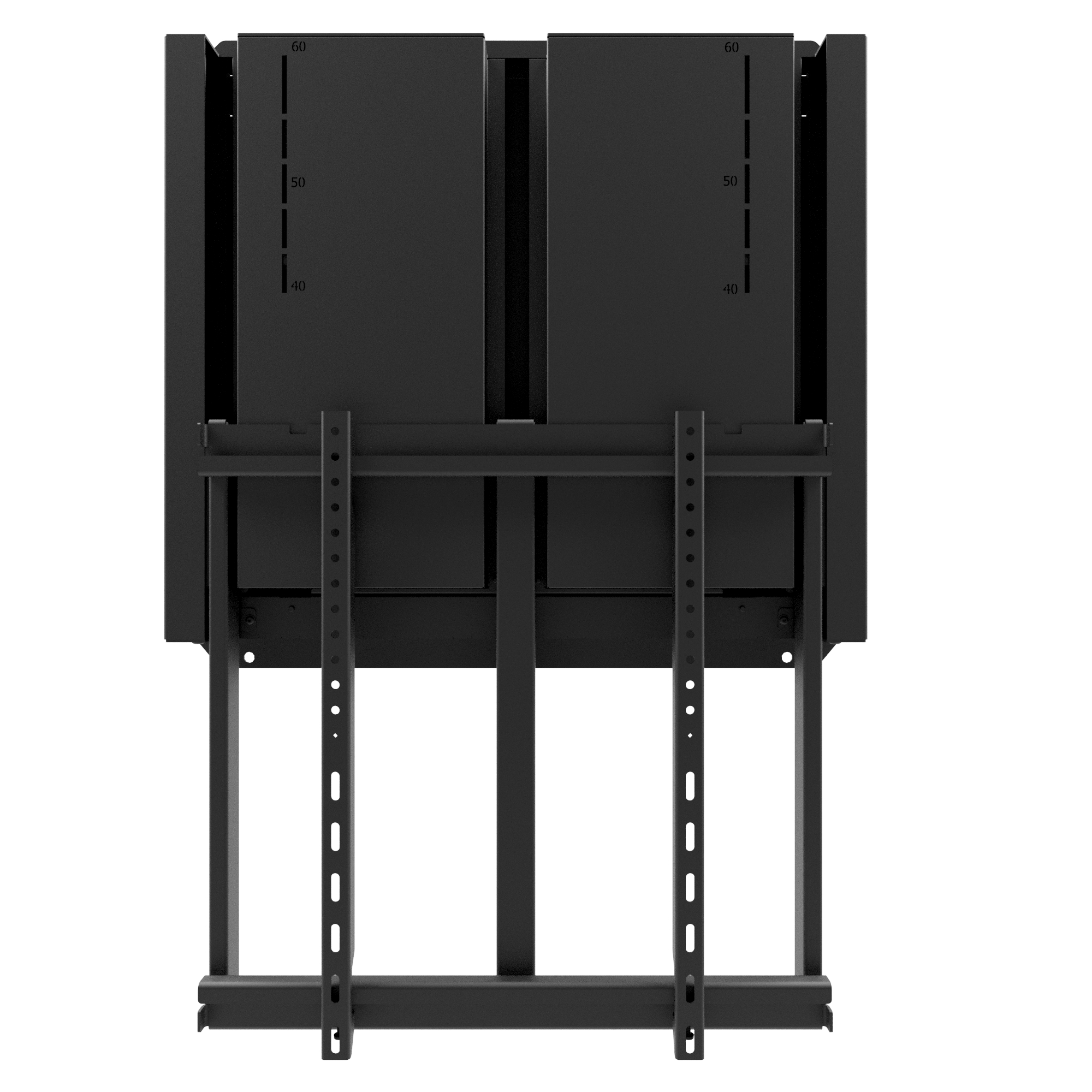 ELWM60 - Supporto a parete con regolazione manuale dell'altezza per schermi da 55" a 86", portata massima 60 kg