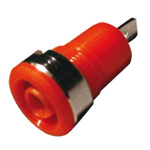 4mm Red Safety Isolating Bushing BO/501R-C