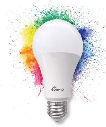 Lampada WIFI -11W-RGBW E27 - 1055LM - Hom-Bulb-Rgbw