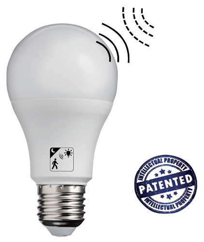 GOCCIA 9W E27 Bulb with Day/Night and Motion Sensor MKC Light