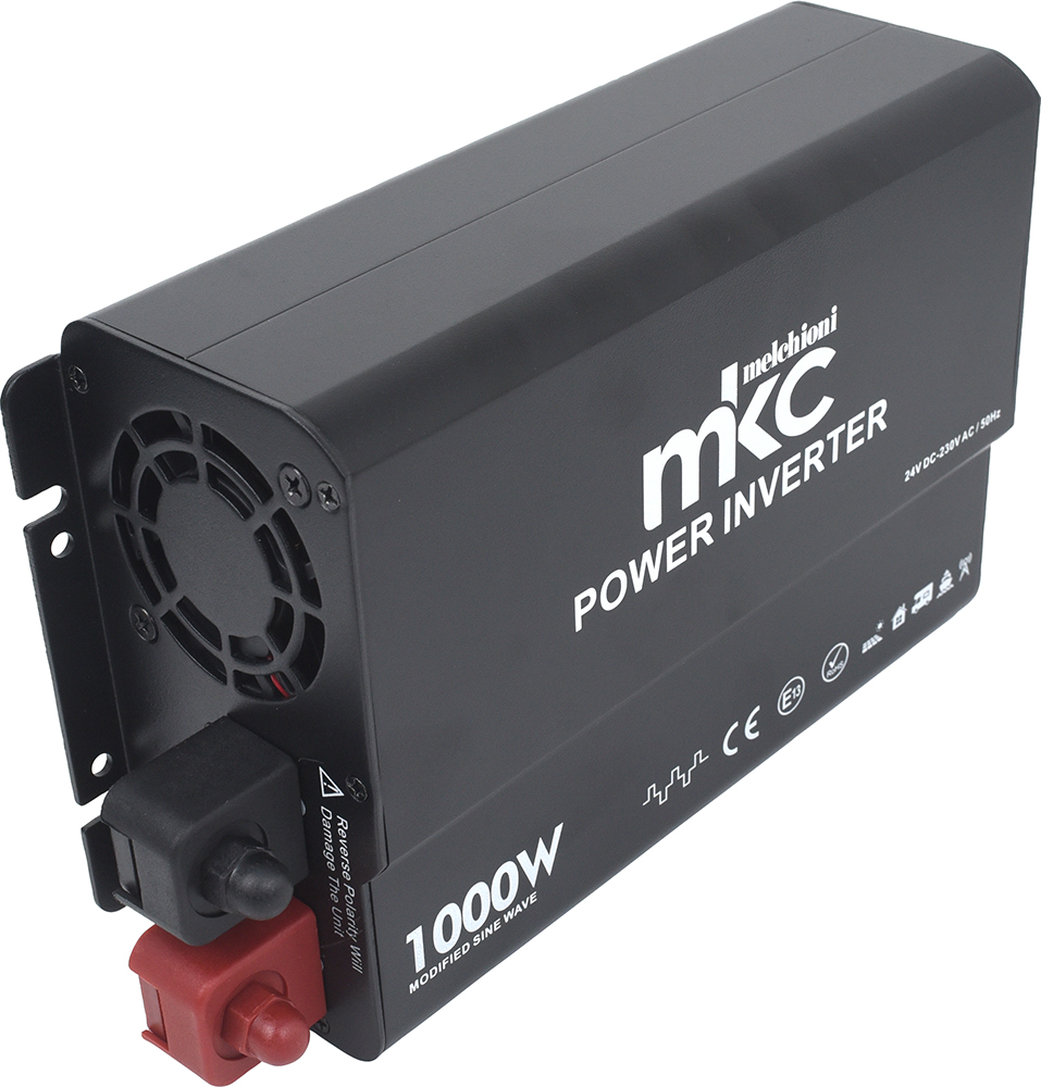 INVERTER MKC-RS1000M-24 24VDC 230VCA 1000W SOFTSTART ONDA MODIFICATA