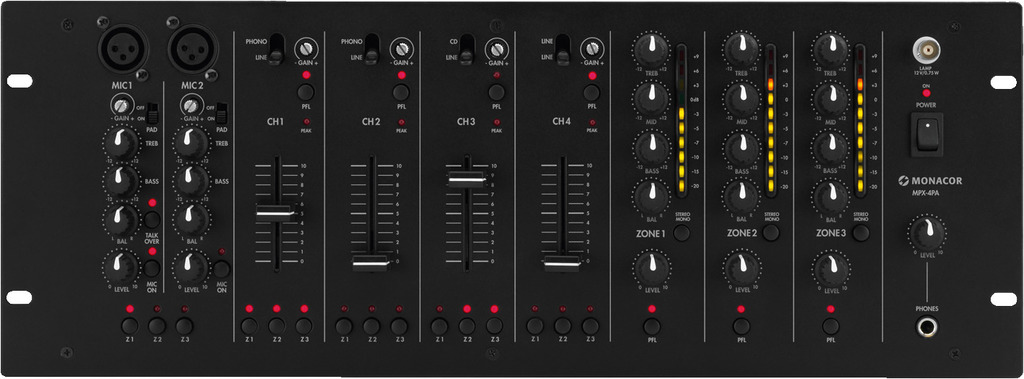 MPX-4PA - Stereo Mixer