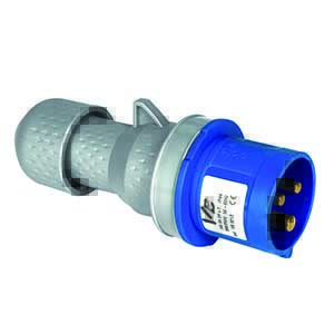 Spina Elettrica Industriale 2P+Terra Ip44-16A 230V Blu SP/VB213-C