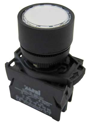 24V White LED Illuminated Rotary Button AP/INT/3161-C