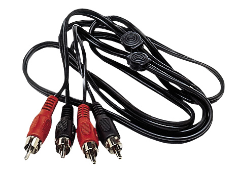 MKC 149000249 Cable 2rca / 2rca s/s 3mt. black