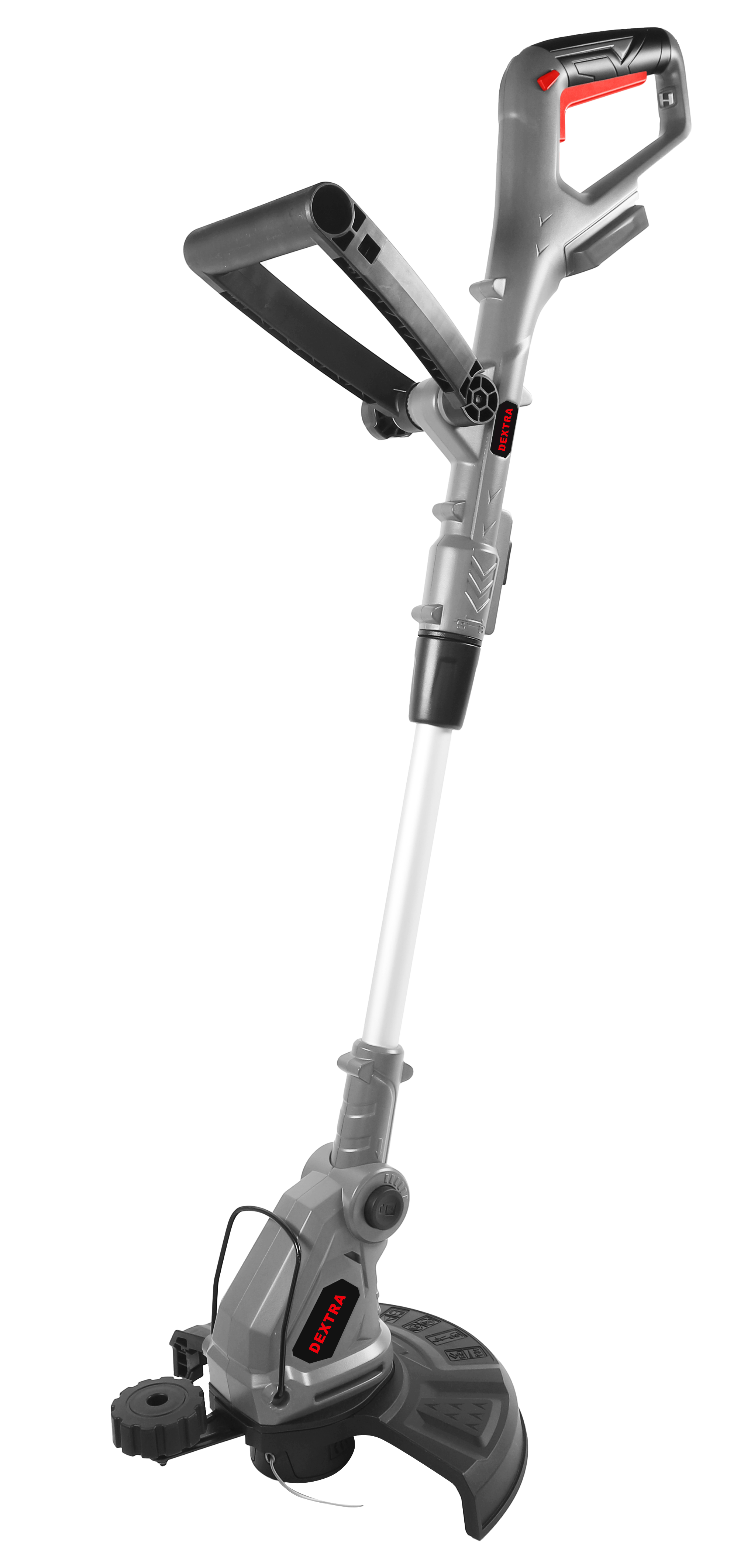 Decespugliatore 2 in1 20V 240 mm con sistema filo Tap & Go e lama trimmer DEXTRA