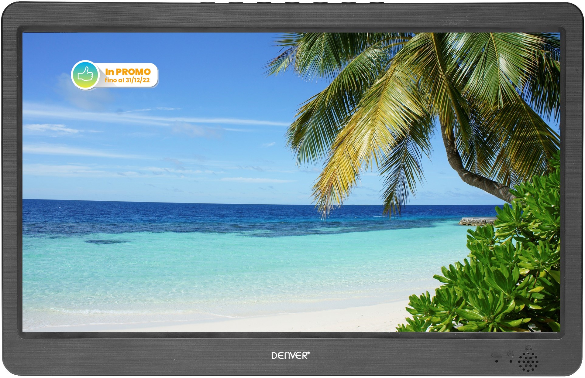 TV LCD da 10.1", risoluzione 1024*600 schermo LCD, mod. LED-1033